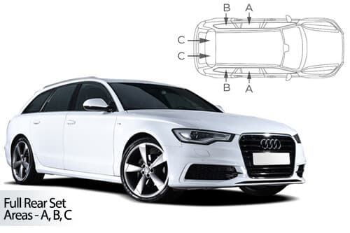 Häikäisysuojasarja Audi A6 C7, Avant (2011-2018), Car Shades – CarShades