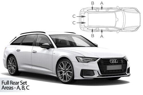 Häikäisysuojasarja Audi A6 C8, Avant (2018➟), Car Shades – CarShades