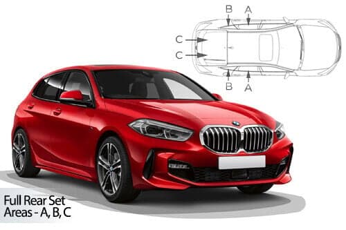 Häikäisysuojasarja BMW 1-Sarja 40, 5 ovinen (2019➟), Car Shades – CarShades