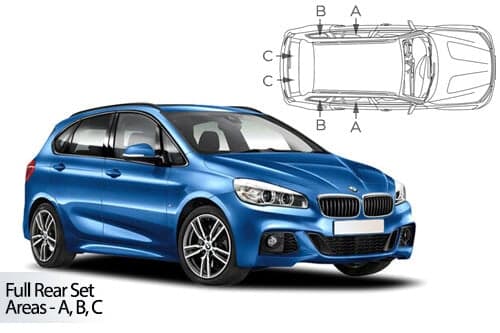 Häikäisysuojasarja BMW 2-Sarja F45 Active Tourer, 5-ovinen (2014➟), Car Shades – CarShades