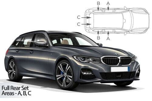 Häikäisysuojasarja BMW 3-Sarja G21, Farmari (2019➟), Car Shades – CarShades