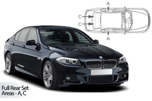 Häikäisysuojasarja BMW 5-Sarja F10, 4 ovinen (2010-2017), Car Shades – CarShades