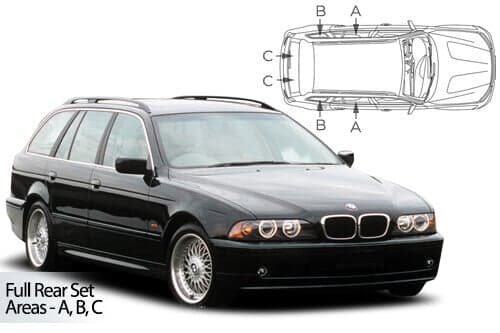 Häikäisysuojasarja BMW 5-Sarja E39, Farmari (1995-2003), Car Shades – CarShades