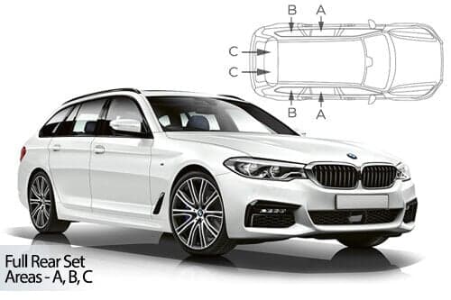 Häikäisysuojasarja BMW 5-Sarja G31, Farmari (2017-2024), Car Shades – CarShades