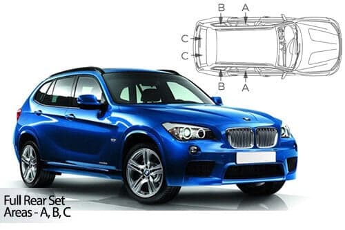 Häikäisysuojasarja BMW X1 E84, 5 ovinen (2010-2015), Car Shades – CarShades