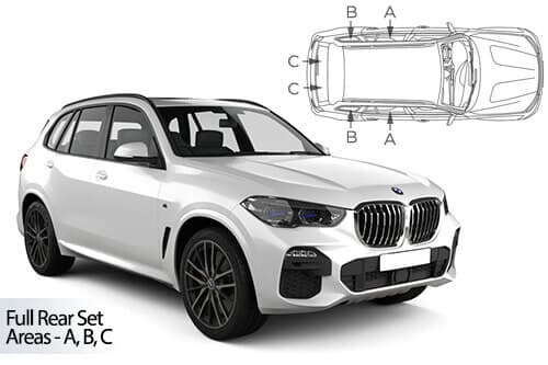 Häikäisysuojasarja BMW X5 G05, 5 ovinen (2018➟), Car Shades – CarShades