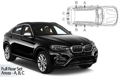 Häikäisysuojasarja BMW X6 F16, 5 ovinen (2015-2019), Car Shades – CarShades