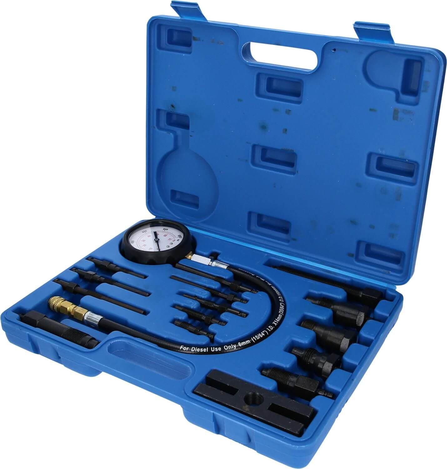 Puristuksen testaussarja diesel-moottoreille, 18-os, Brilliant Tools – Brilliant Tools