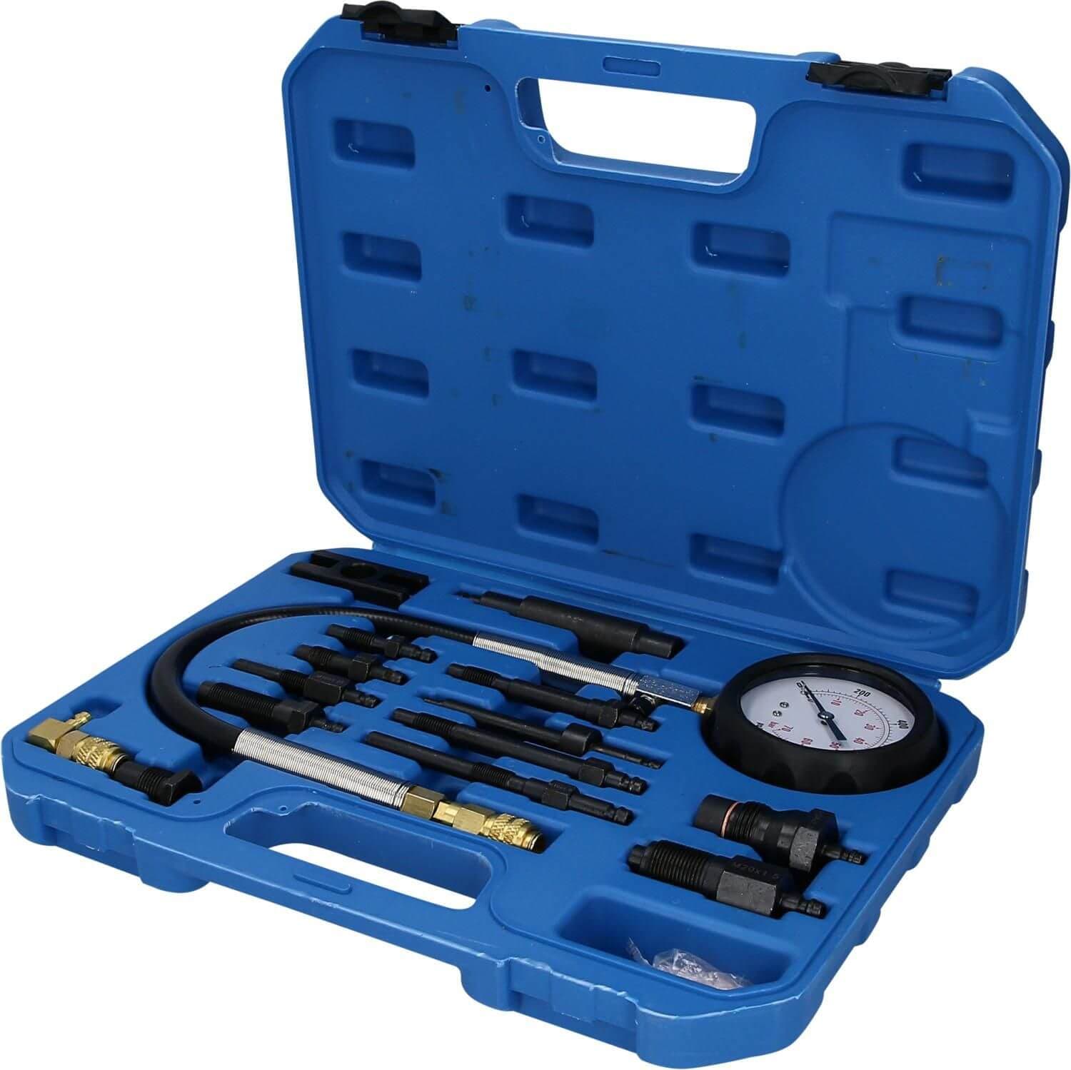 Puristuksen testaussarja diesel-moottoreille, 15-os, Brilliant Tools – Brilliant Tools