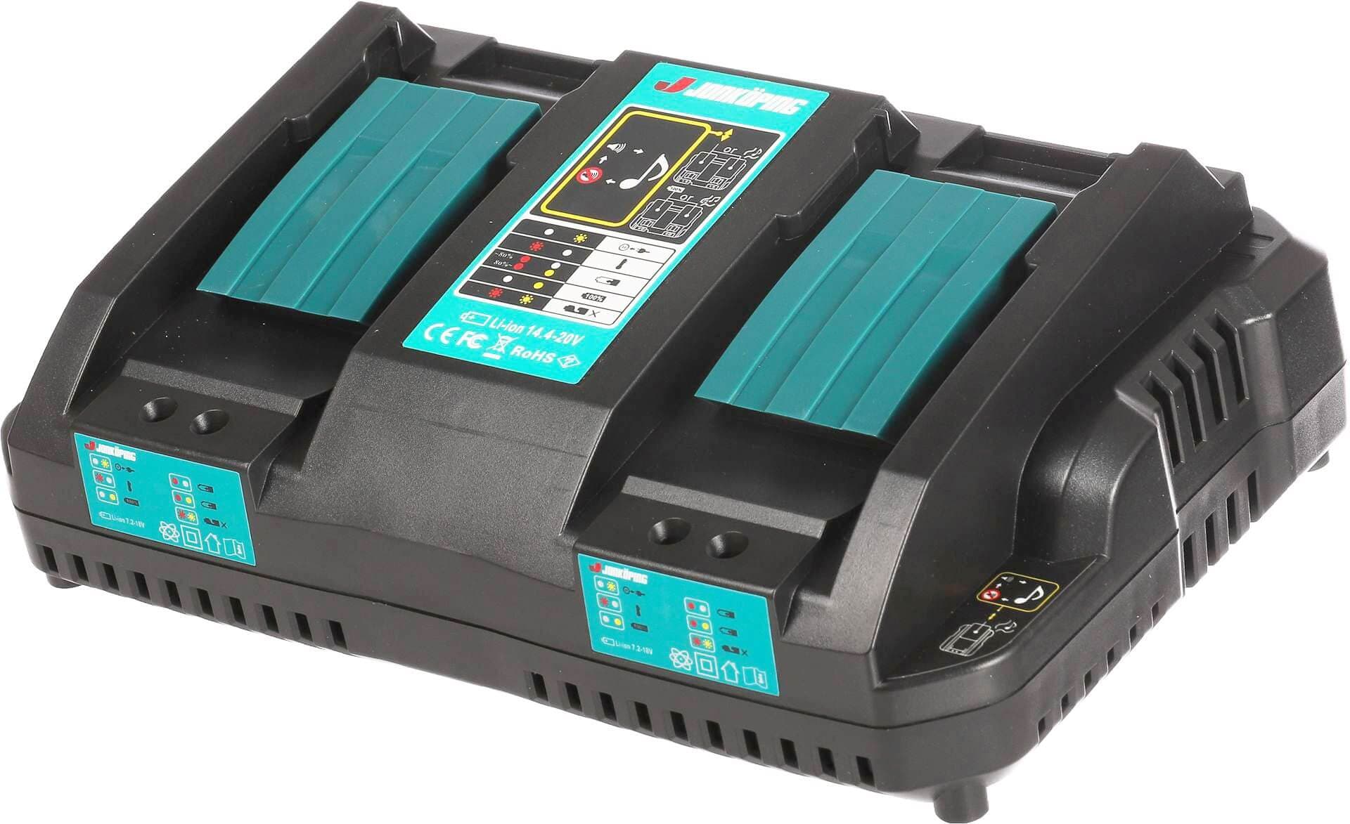 Akkulaturi 4 Ah kahdelle akulle, Jonköping – Jonköping