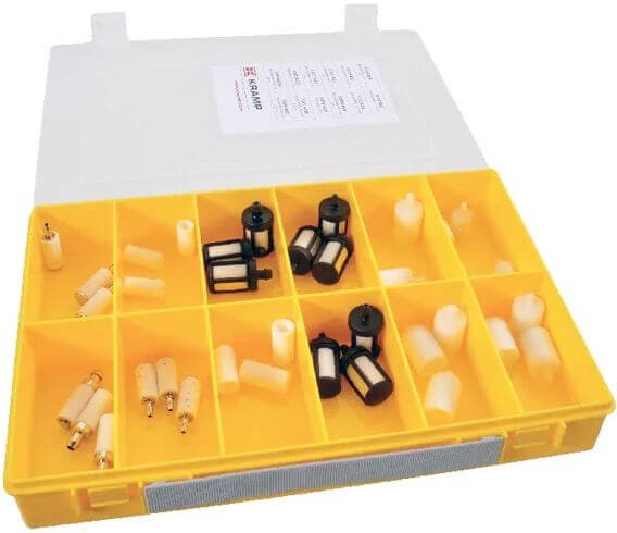 Polttoainesuodatin lajitelma 36 kpl pienkoneille, Kramp – Kramp