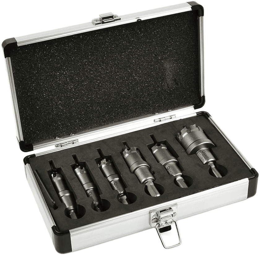 Reikäsahasarja 16–35 mm TCT, 6-osaa, Geko – Geko