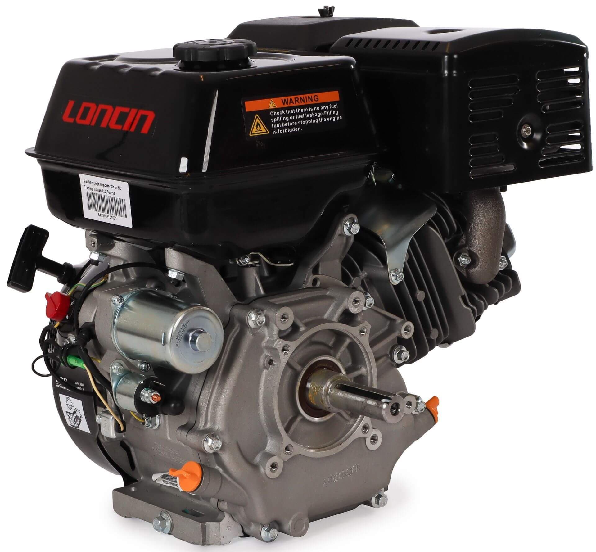 Irtomoottori 15 hp / 420 cc vaaka-akseli, Loncin – Loncin