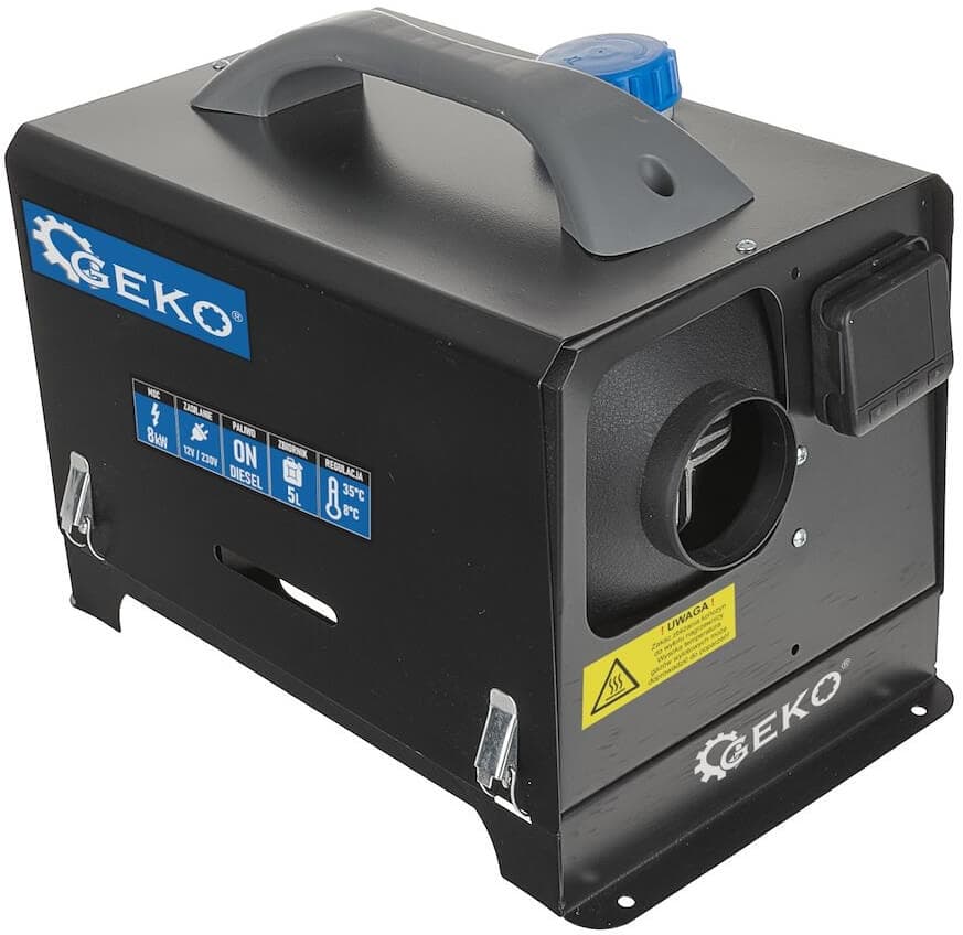 Polttoainekäyttöinen pienlämmitin 8 kW, 12/230 V, Geko – Geko