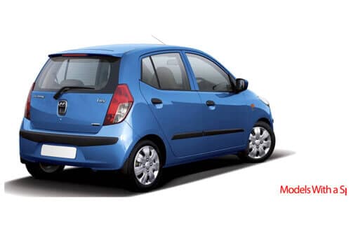 Häikäisysuojasarja Hyundai i10 spoilerilla, 5 ovinen (2007-2012), Car Shades – CarShades