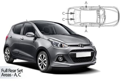 Häikäisysuojasarja Hyundai i10, 5 ovinen (2013-2019), Car Shades – CarShades