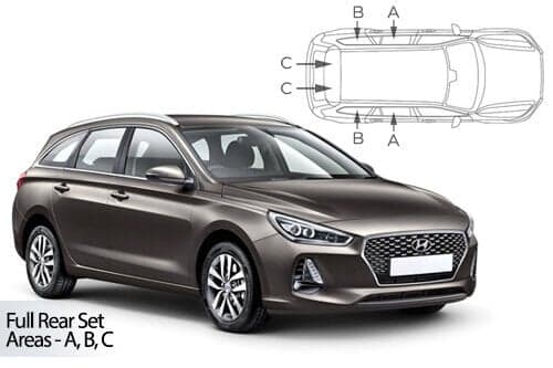 Häikäisysuojasarja Hyundai i30, Farmari (2016➟), Car Shades – CarShades