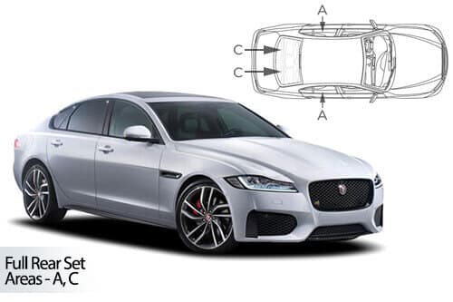 Häikäisysuojasarja Jaguar XF, 4 ovinen (2015➟), Car Shades – CarShades