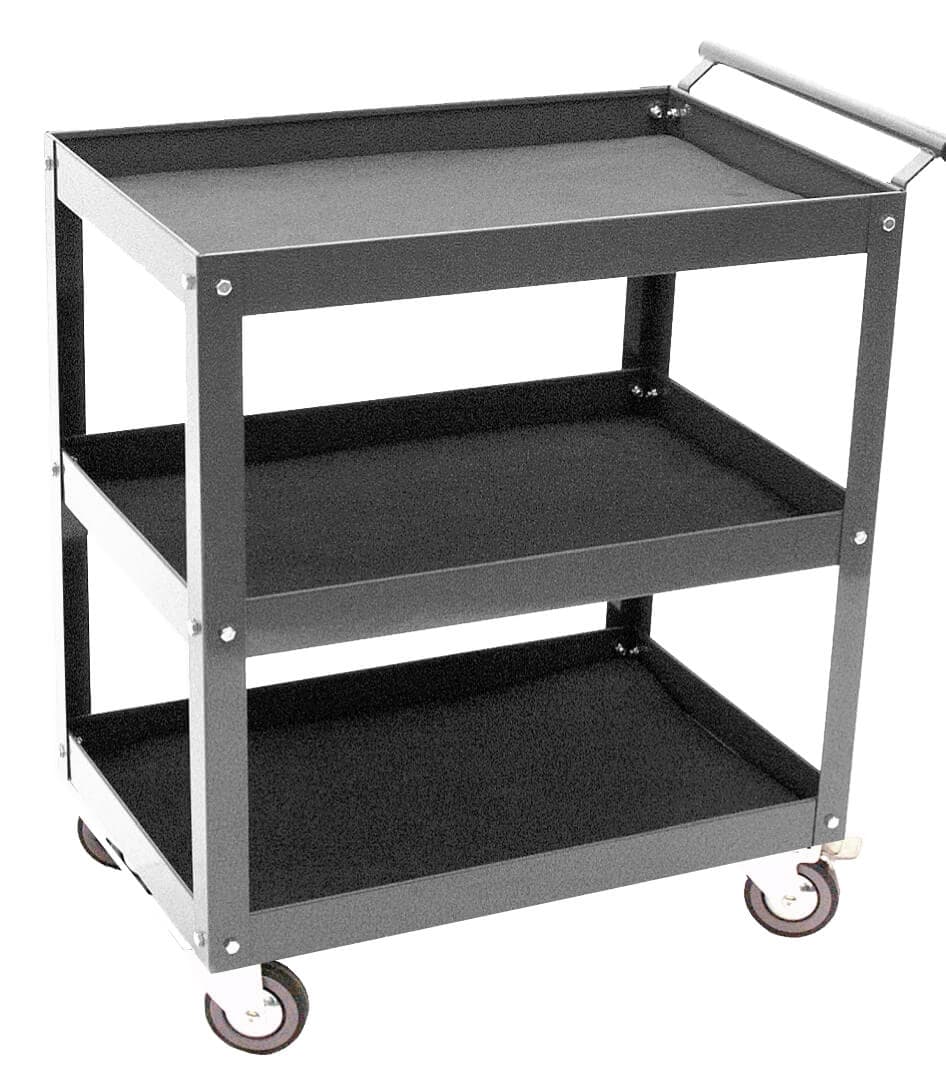 Huoltovaunu, 3 hyllytasoa, Kamasa-Tools – Kamasa-Tools