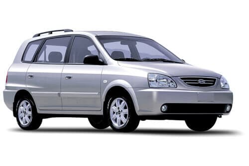 Häikäisysuojasarja Kia Carens, 5 ovinen (2002-2006), Car Shades – CarShades