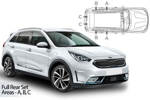 Häikäisysuojasarja Kia Niro, 5 ovinen (2022➟), Car Shades – CarShades
