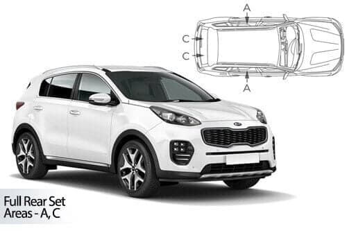 Häikäisysuojasarja Kia Sportage 5-ovinen (2015-2020), Car Shades – CarShades