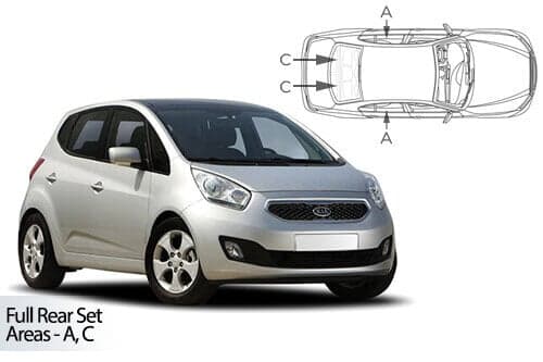 Häikäisysuojasarja Kia Venga, 5 ovinen (2010-2019), Car Shades – CarShades