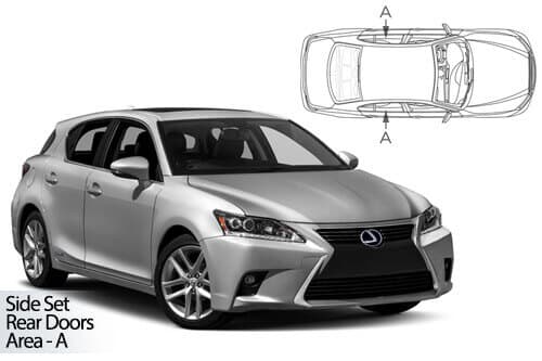 Häikäisysuojasarja Lexus CT200H, 5 ovinen (2011➟), Car Shades – CarShades