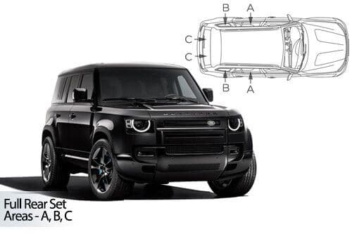 Häikäisysuojasarja Land Rover Defender (2020➟), Car Shades – CarShades