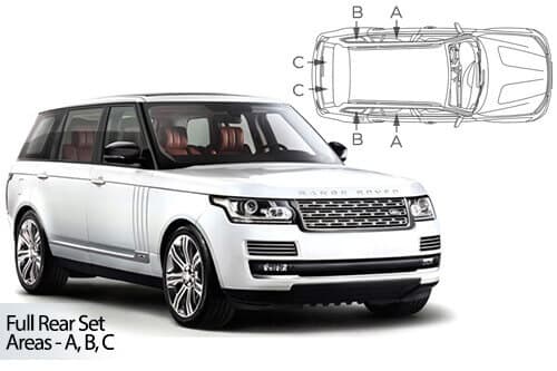Häikäisysuojasarja Land Rover Range Rover L405 5-ovinen (2013➟), Car Shades – CarShades