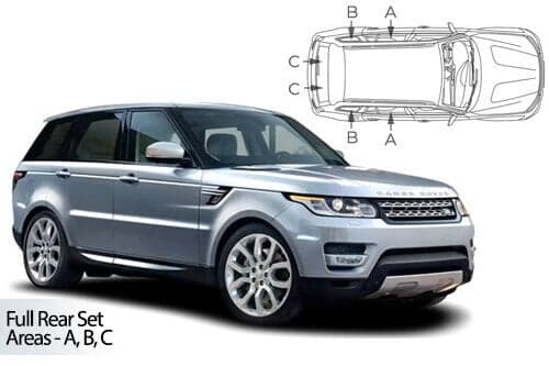 Häikäisysuojasarja Land Rover Range Rover Sport, 5 ovinen (2013➟), Car Shades – CarShades