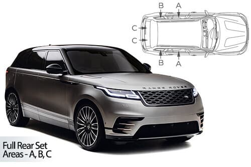 Häikäisysuojasarja Land Rover Velar, 5 ovinen (2017➟), Car Shades – CarShades