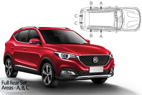 Häikäisysuojasarja MG ZS, 5-ovinen (2017➟), Car Shades – CarShades