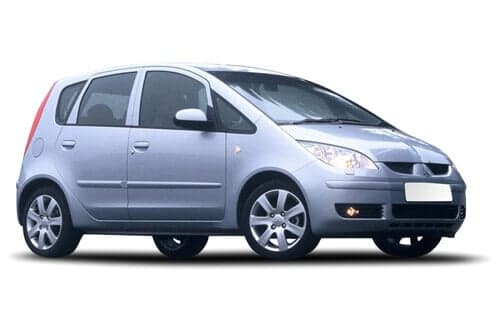 Häikäisysuojasarja Mitsubishi Colt, 5 ovinen (2005-2012), Car Shades – CarShades