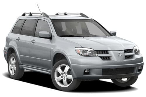 Häikäisysuojasarja Mitsubishi Outlander, 5 ovinen (2001-2005), Car Shades – CarShades