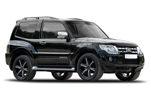 Häikäisysuojasarja Mitsubishi Shogun, 3 ovinen (2006-2021), Car Shades – CarShades