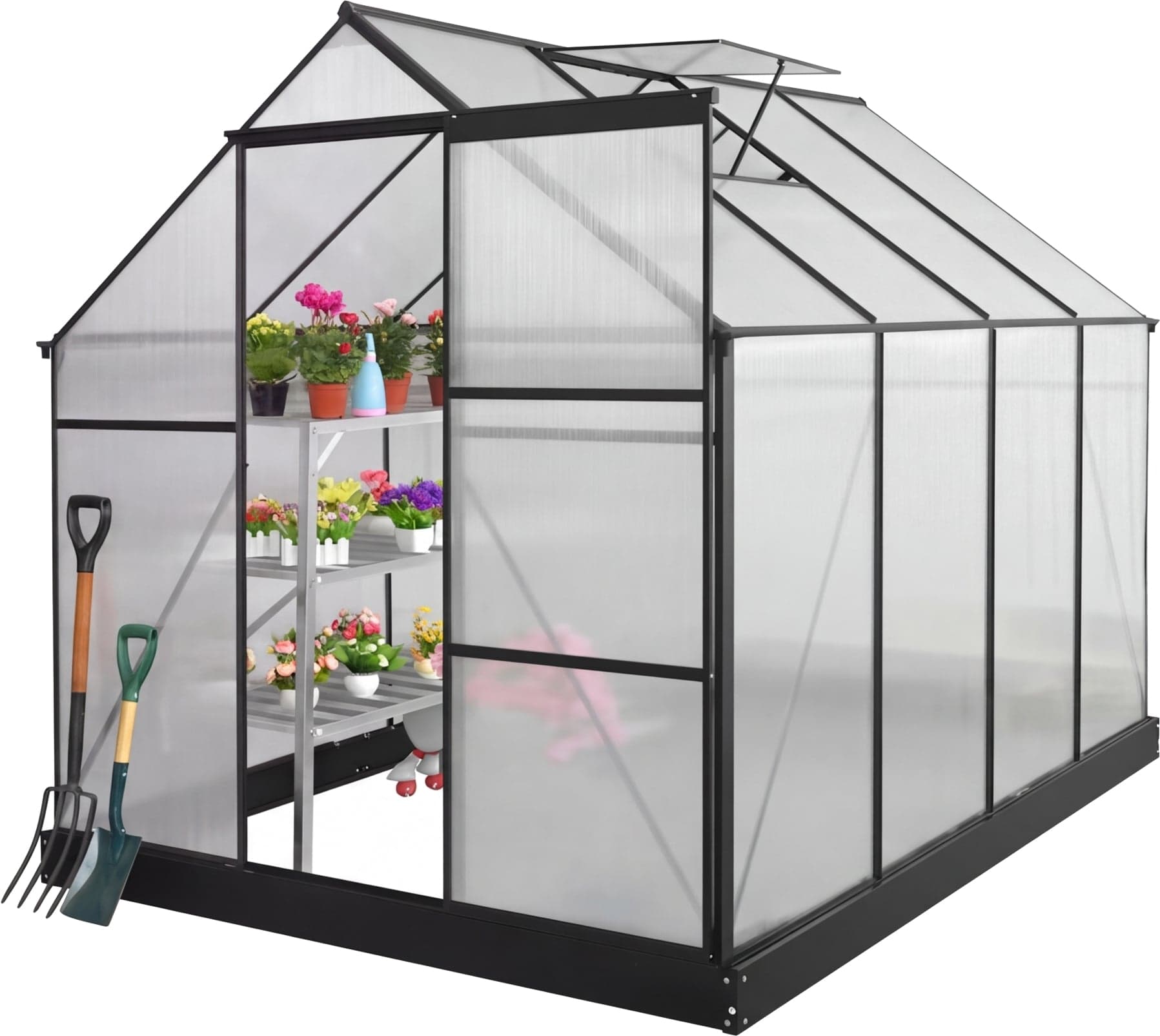 Kasvihuone 4,75 m² alumiinirungolla, Mayer Garden – Mayer Garden