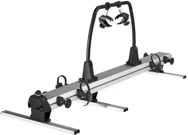 Polkupyöräteline Veloslide Short tavaratilaan (2-pyörälle), Thule – Thule