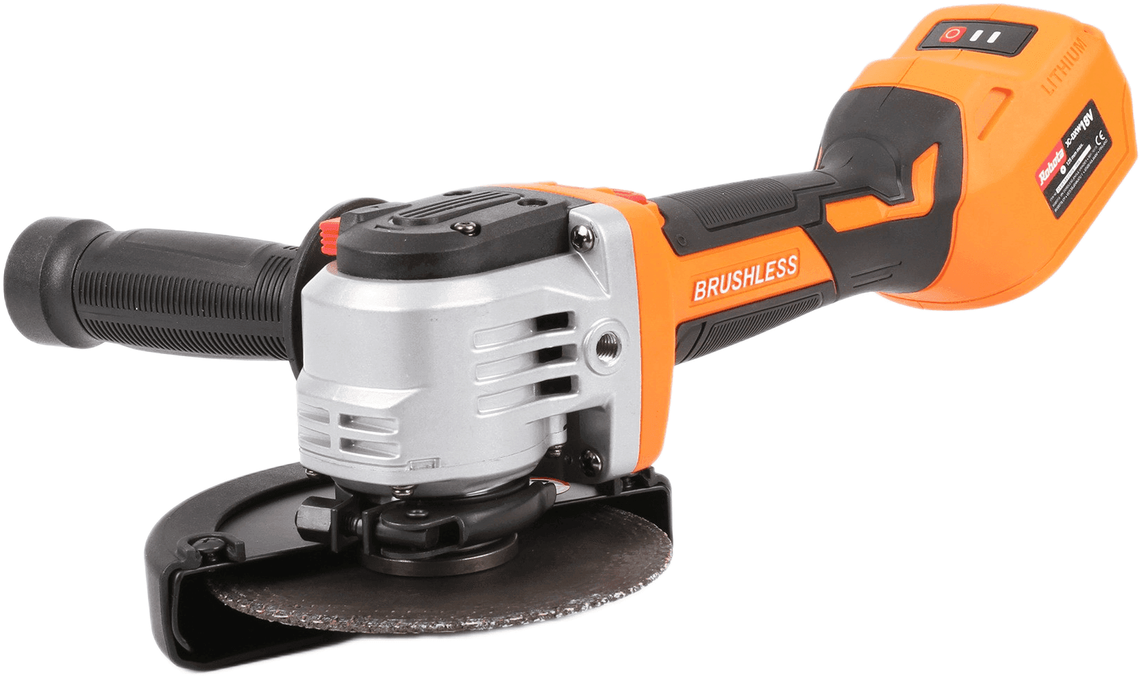 Akkukulmahiomakone 125 mm, 18 V, Robota – Robota