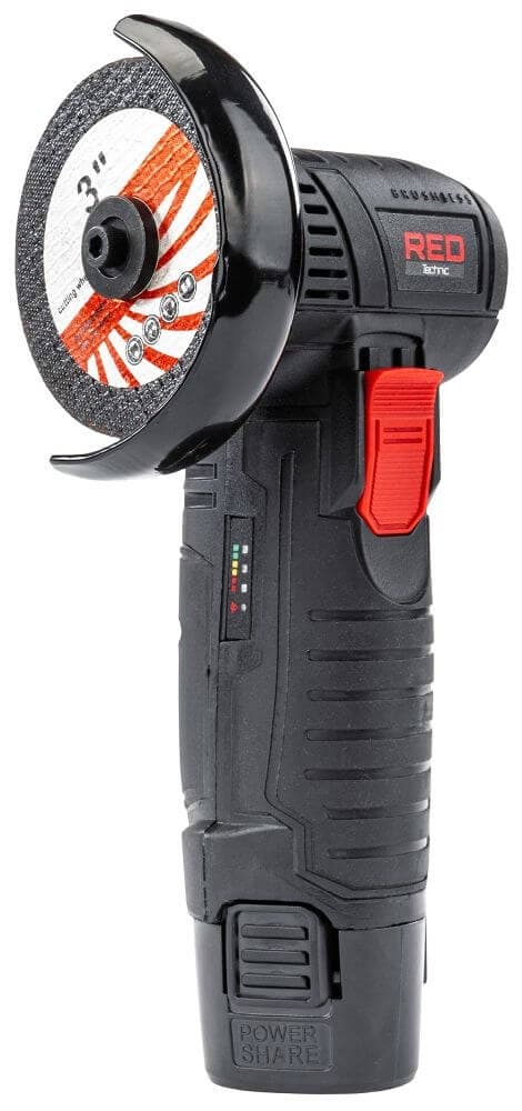 Miniakkurälläkkä 76 mm 12 V, RED Technic – Red Technic