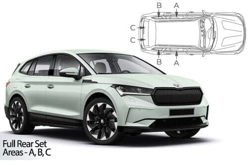 Häikäisysuojasarja Skoda Enyaq (2020➟), Car Shades – CarShades