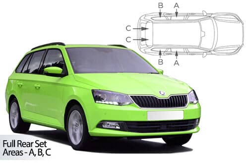 Häikäisysuojasarja Skoda Fabia, Farmari (2015-2021), Car Shades – CarShades