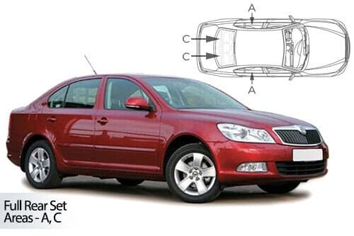 Häikäisysuojasarja Skoda Octavia, 5 ovinen (2004-2013), Car Shades – CarShades