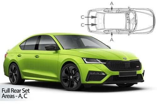 Häikäisysuojasarja Skoda Octavia, 5 ovinen (2020➟), Car Shades – CarShades