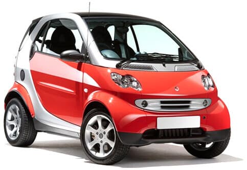 Häikäisysuojasarja Smart Fortwo, 3 ovinen (2000-2007), Car Shades – CarShades