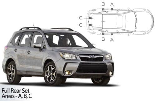 Häikäisysuojasarja Subaru Forester, 5 ovinen (2013-2018), Car Shades – CarShades
