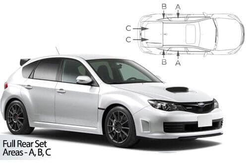 Häikäisysuojasarja Subaru Impreza, 5 ovinen (2008-2014), Car Shades – CarShades