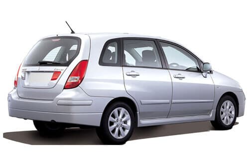 Häikäisysuojasarja Suzuki Liana, 5 ovinen (2001-2007), Car Shades – CarShades