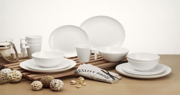 Melamiiniastiasto Seramika Vanilla, 16 osaa, Flamefield – Flamefield