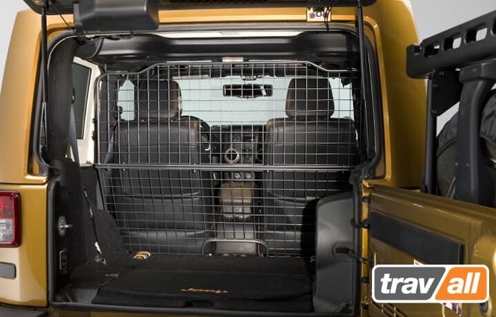 Koiraverkko autoon - Jeep Wrangler 2-ov (2011-2018), Travall – Travall